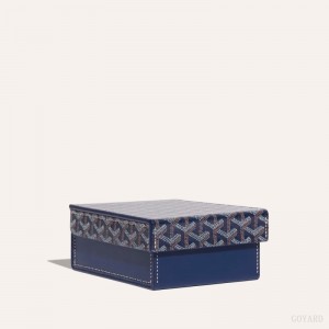 Goyard 4 WATCH CASE Boxes Lacivert Mavi | GY-SHD1268