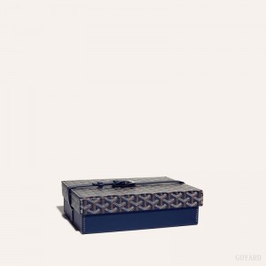 Goyard 8 WATCH CASE Boxes Lacivert Mavi | GY-EUT4233