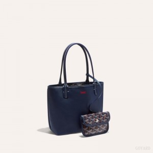 Goyard ANJOU MINI BAG Tote Çanta Lacivert Mavi | GY-IHU6585