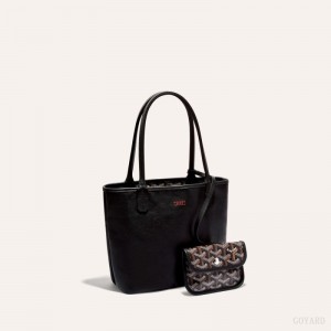 Goyard ANJOU MINI BAG Tote Çanta Siyah | GY-KDI3678