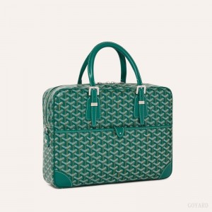 Goyard Ambassade MM Document Case Evrak Çantası Yeşil | GY-BTO4830