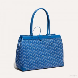 Goyard BELLECHASSE BIAUDE PM BAG Tote Çanta Mavi | GY-CWF3780