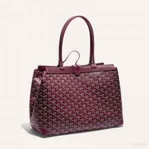Goyard BELLECHASSE BIAUDE PM BAG Tote Çanta Bordo | GY-ZUY3956