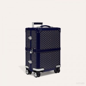Goyard BOURGET PM TROLLEY CASE Valiz Lacivert Mavi | GY-XWN8394