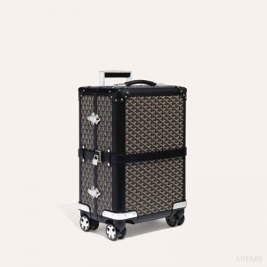 Goyard BOURGET PM TROLLEY CASE Valiz Siyah | GY-FHE9051