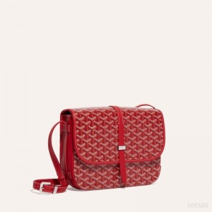 Goyard Belvedere MM Bag Omuz Çantası Kırmızı | GY-HBW9978