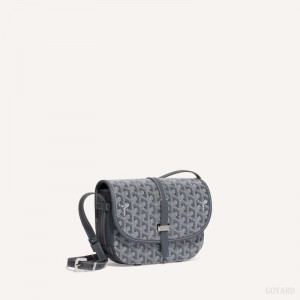 Goyard Belvedere PM Bag Omuz Çantası Gri | GY-IFE9978