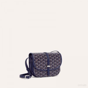 Goyard Belvedere PM Bag Omuz Çantası Lacivert Mavi | GY-LDN4352