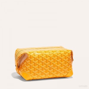 Goyard Bowling 25 Toiletry Bag Aksesuar Sarı | GY-WNC3288
