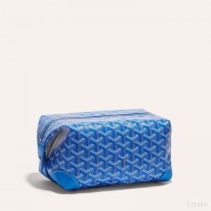 Goyard Bowling 25 Toiletry Bag Aksesuar Mavi | GY-KYO4495