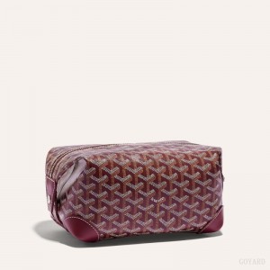 Goyard Bowling 25 Toiletry Bag Aksesuar Bordo | GY-WEG0097