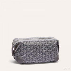 Goyard Bowling 25 Toiletry Bag Aksesuar Gri | GY-KHA1642