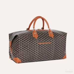 Goyard Bowling 55 bag Seyahat Çantası Siyah Kahverengi | GY-CCS0302