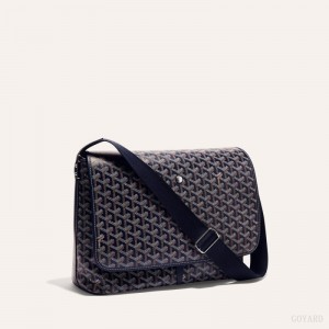 Goyard CAPETIEN MM MESSENGER BAG Omuz Çantası Lacivert Mavi | GY-BOO2331