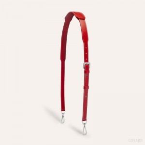 Goyard CUIR MM STRAP Çanta Kayışı Kırmızı | GY-GWU4119
