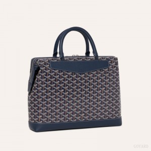 Goyard Cisalpin Document Case Çantası Lacivert Mavi | GY-ARY1798