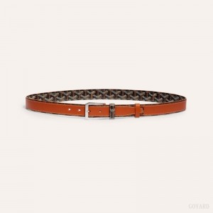 Goyard FREGATE BELT Kemer Siyah Kahverengi | GY-YMC1765