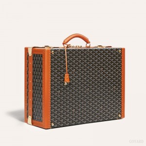 Goyard GRAND HÔTEL 50 CASE Valiz Siyah Kahverengi | GY-DLF1762