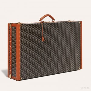 Goyard GRAND HÔTEL 80 CASE Valiz Siyah Kahverengi | GY-TNP7223
