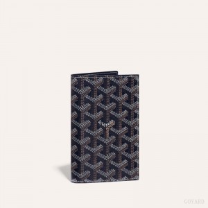 Goyard GRENELLE PASSPORT COVER Pasaport Sahibi Lacivert Mavi | GY-MZH4947
