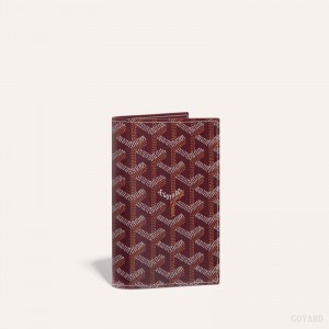 Goyard GRENELLE PASSPORT COVER Pasaport Sahibi Bordo | GY-BFU7504