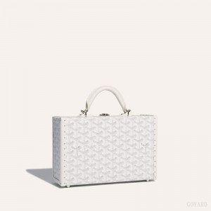 Goyard Grand Hôtel Trunk Bag Omuz Çantası Beyaz | GY-ETV2150