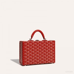 Goyard Grand Hôtel Trunk Bag Omuz Çantası Kırmızı | GY-ZPC0768