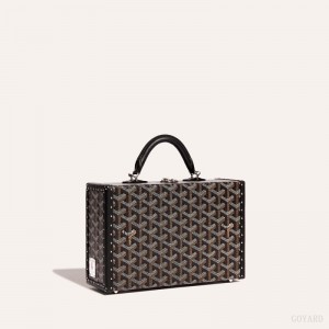 Goyard Grand Hôtel Trunk Bag Omuz Çantası Siyah | GY-NED3045