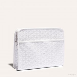 Goyard JOUVENCE GM TOILET BAG Aksesuar Beyaz | GY-TUB7030