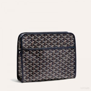 Goyard JOUVENCE GM TOILET BAG Aksesuar Lacivert Mavi | GY-OFO8768