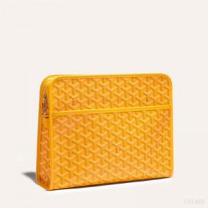 Goyard JOUVENCE GM TOILET BAG Aksesuar Sarı | GY-ZED4808