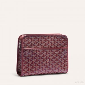 Goyard JOUVENCE MM TOILET BAG Aksesuar Bordo | GY-HPJ7250
