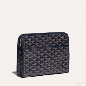 Goyard JOUVENCE MM TOILET BAG Aksesuar Lacivert Mavi | GY-RPR2873