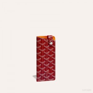 Goyard MONTMARTRE PM GLASSES CASE Vaka Çantası Kırmızı | GY-EUZ2705