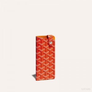 Goyard MONTMARTRE PM GLASSES CASE Vaka Çantası Turuncu | GY-YKA4958