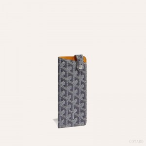 Goyard MONTMARTRE PM GLASSES CASE Vaka Çantası Gri | GY-OAP7614