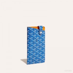 Goyard Montmartre GM Case Vaka Çantası Mavi | GY-HTH9468