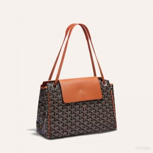 Goyard ROUETTE PM BAG Çantası Siyah Kahverengi | GY-LFM3387