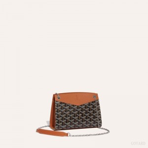 Goyard Rouette Structuré Mini Bag Çantası Siyah Kahverengi | GY-XEB7161