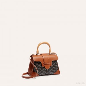 Goyard SAIGON SOUPLE MINI BAG Mini Çanta Siyah Kahverengi | GY-MJW5235