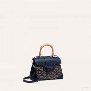 Goyard SAIGON SOUPLE MINI BAG Mini Çanta Lacivert Mavi | GY-MDO1331