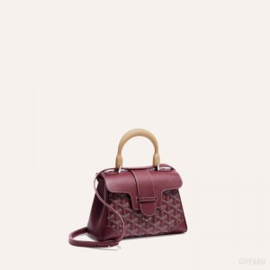 Goyard SAIGON SOUPLE MINI BAG Mini Çanta Bordo | GY-UWG3817