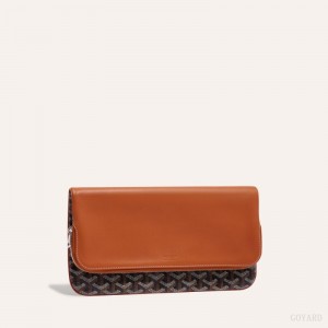 Goyard SAINTE-MARIE CLUTCH Kese Çanta Siyah Kahverengi | GY-ODG9735
