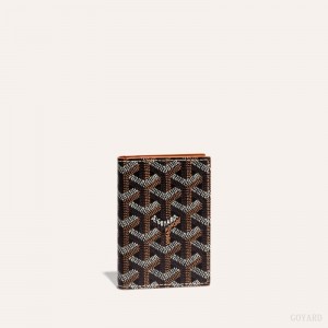 Goyard SAINT-MARC CARD WALLET Kartlık Siyah Kahverengi | GY-NZM7470