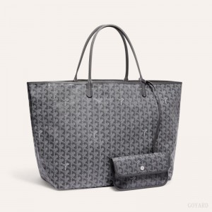 Goyard SAINT LOUIS GM BAG Tote Çanta Gri | GY-VJC6210