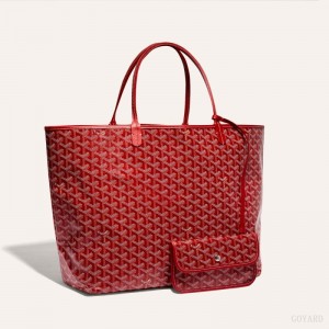 Goyard SAINT LOUIS GM BAG Tote Çanta Kırmızı | GY-FCD6749