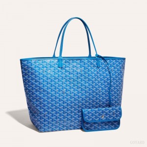 Goyard SAINT LOUIS GM BAG Tote Çanta Mavi | GY-VXK1092