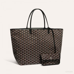 Goyard SAINT LOUIS GM BAG Tote Çanta Siyah | GY-YUW3391