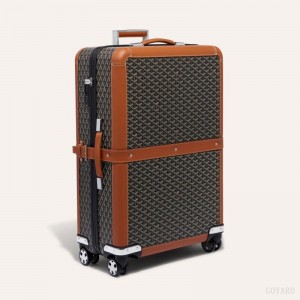 Goyard SATOLAS GM ROLLING SUITCASE Valiz Siyah Kahverengi | GY-BWK2158