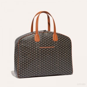 Goyard SAVILE ROW GARMENT BAG Seyahat Çantası Siyah Kahverengi | GY-ZSR6662